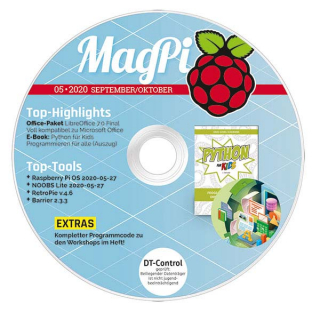 MagPi Heft-DVD 05/20 